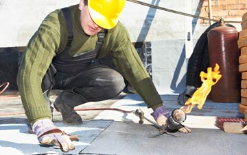 Strathpeffer flat roof construction